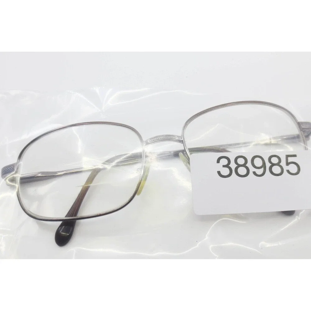 Sferoflex 2086 273 Metal Eyeglass Frames Gunmetal Rectangular 56-17-140 Mens